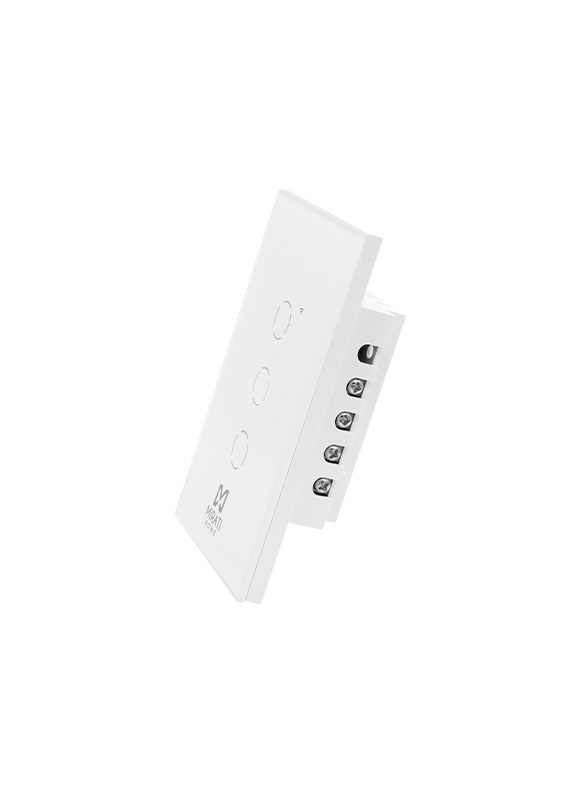 Apagador Inteligente Mirati De Pared WiFi Bluetooth 3 Apagadores Touch M3SI2 - Image 3