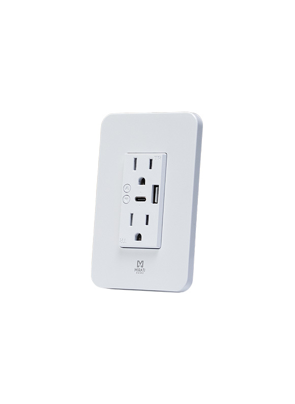 Contacto Inteligente Mirati 2 Contactos 1 USB-A 1 USB-C Compatible con Asistente de Google y Alexa Modelo MCP2 - Imagen 3