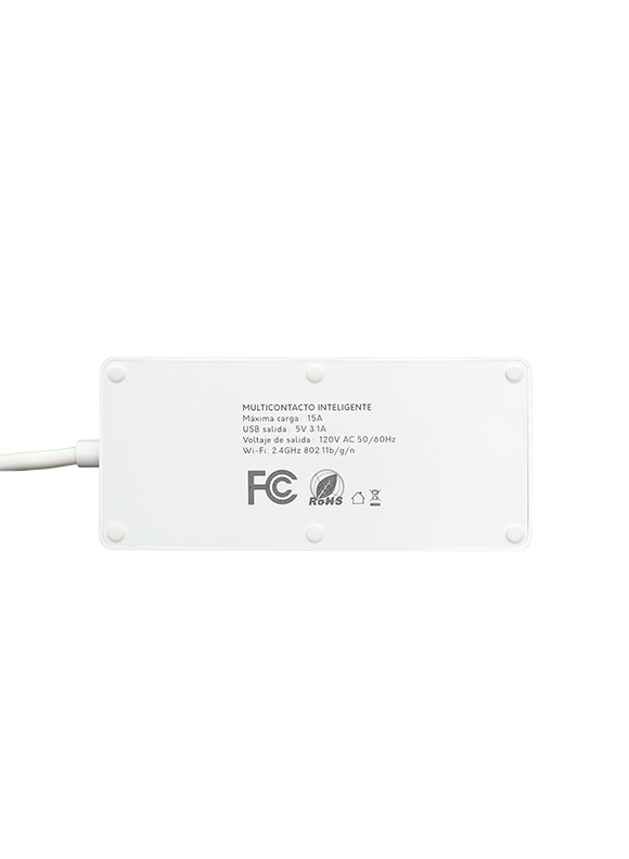 Multicontacto Inteligente Mirati 4 Socket 4 USB Wifi 2.4 GHZ Color Blanco Modelo MCUS1 - Imagen 4